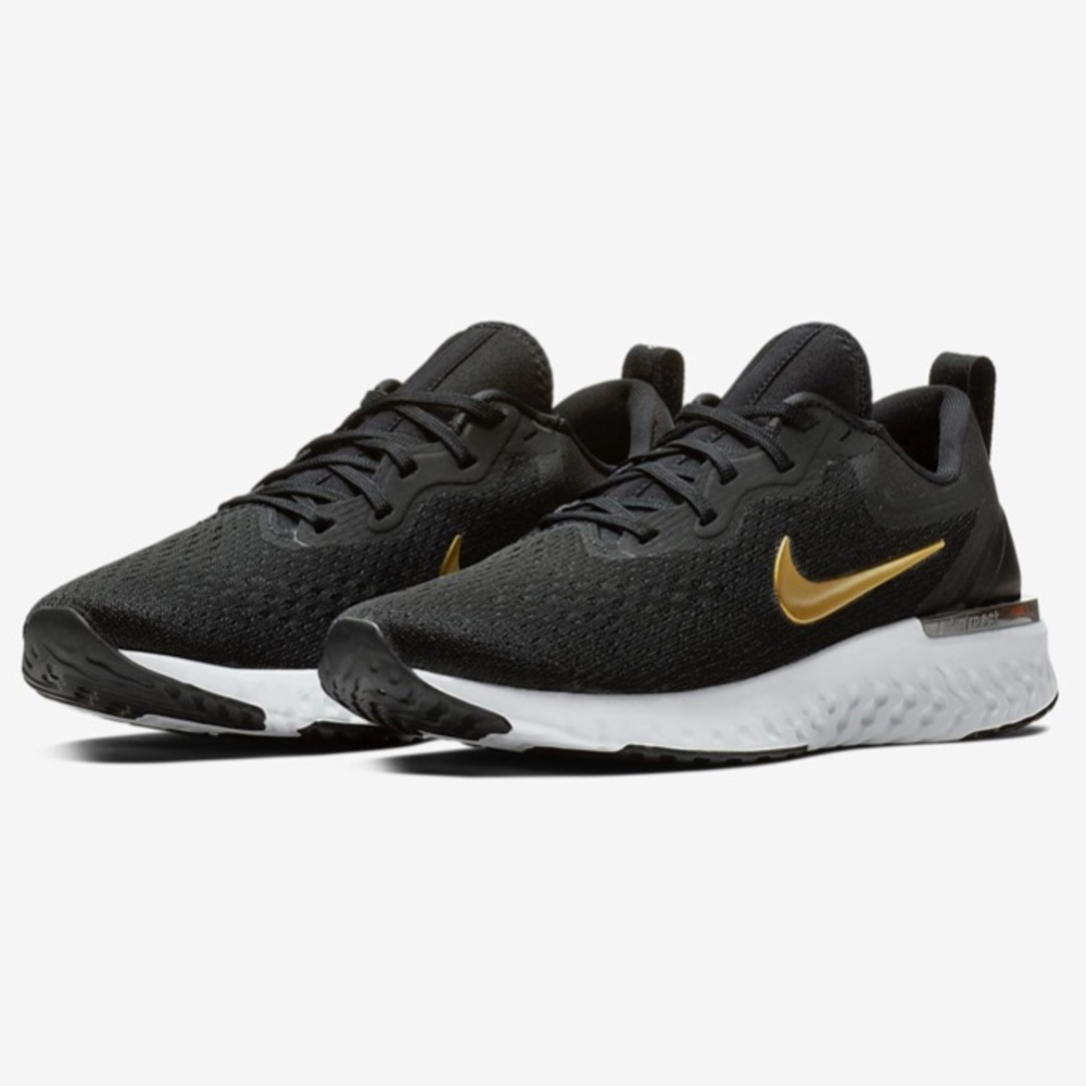 Nike Odyssey React Black and metallic gold